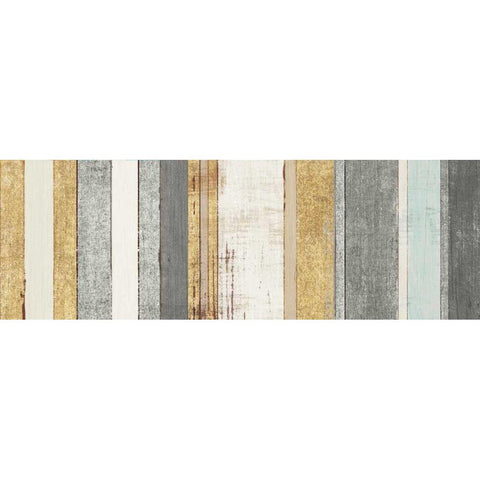 Beachscape VIII Gold Neutral Gold Ornate Wood Framed Art Print with Double Matting by Mullan, Michael