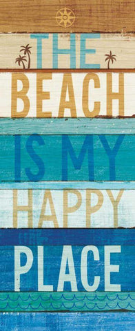 Beachscape Inspiration IV Black Ornate Wood Framed Art Print with Double Matting by Mullan, Michael