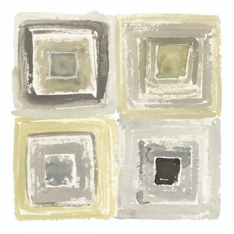 Tunnels IV White Modern Wood Framed Art Print by Novak, Shirley