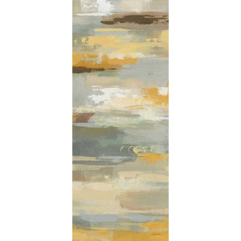 Earth Abstracts II Black Modern Wood Framed Art Print with Double Matting by Silvia, Vassileva