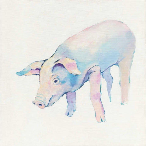 Horatio Crop White Modern Wood Framed Art Print by Tillmon, Avery