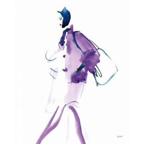 Colorful Fashion IV White Modern Wood Framed Art Print by Tavoletti, Anne