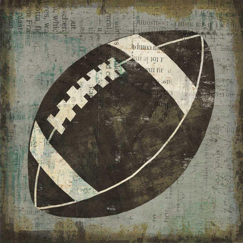 Ball III on Gray White Modern Wood Framed Art Print by Mullan, Michael