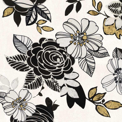 Dream Garden III White Modern Wood Framed Art Print by Wild Apple Portfolio