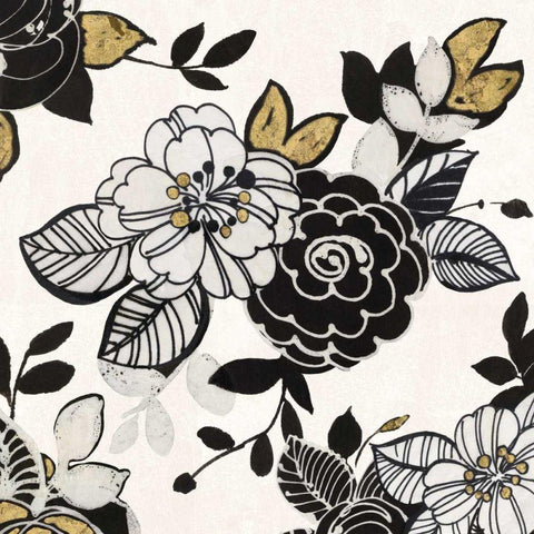 Dream Garden III White Modern Wood Framed Art Print with Double Matting by Wild Apple Portfolio