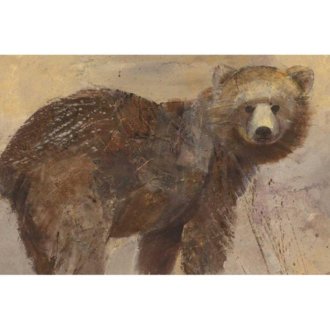 Backward Glance Gold Ornate Wood Framed Art Print with Double Matting by Hristova, Albena