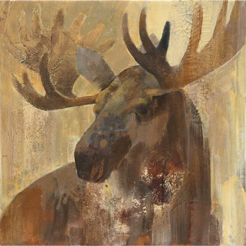 Into the Wild II Gold Ornate Wood Framed Art Print with Double Matting by Hristova, Albena