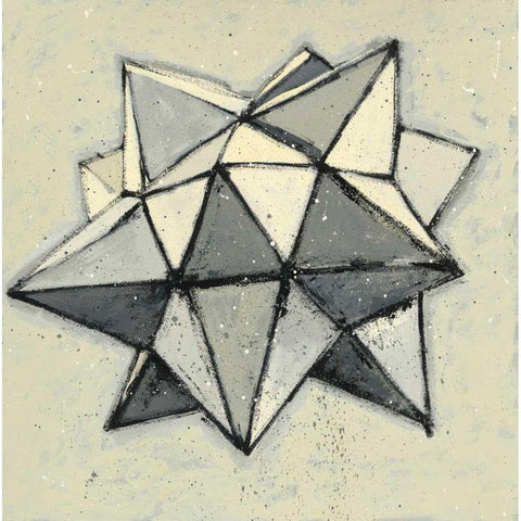 Wabi Sabi I Black Modern Wood Framed Art Print by Novak, Shirley