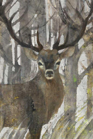 The Guardian Crop Black Ornate Wood Framed Art Print with Double Matting by Hristova, Albena