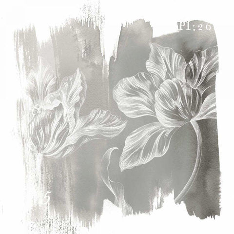 Water Wash II Neutral Black Modern Wood Framed Art Print with Double Matting by Schlabach, Sue