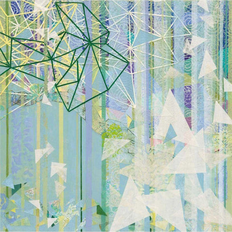 Hanging Around II White Modern Wood Framed Art Print by Ferguson, Kathy