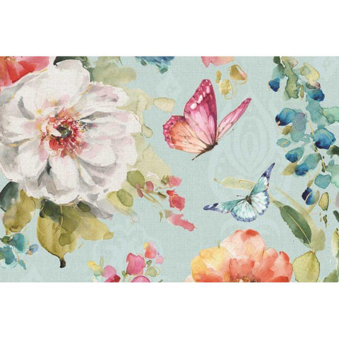 Colorful Breeze VI Black Modern Wood Framed Art Print with Double Matting by Audit, Lisa
