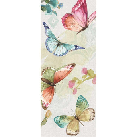 Colorful Breeze VII White Modern Wood Framed Art Print by Audit, Lisa