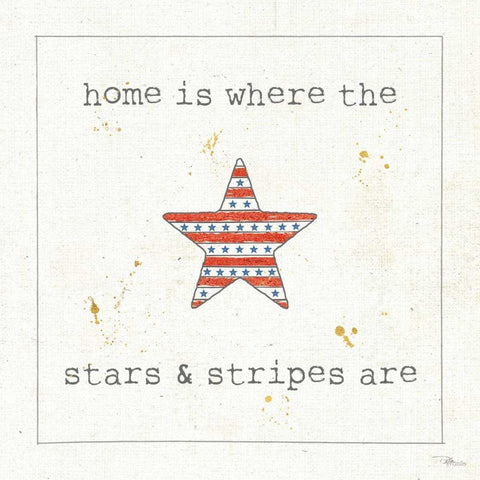 USA Cuties IV Black Modern Wood Framed Art Print by Pela Studio