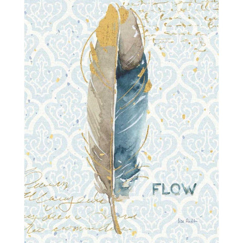 Indigold XXI White Modern Wood Framed Art Print by Audit, Lisa