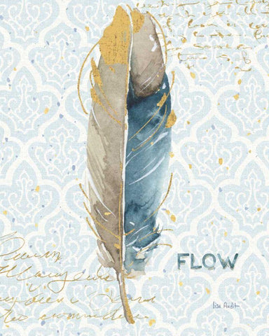 Indigold XXI White Modern Wood Framed Art Print with Double Matting by Audit, Lisa