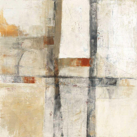 Aerial Viewl I White White Modern Wood Framed Art Print with Double Matting by Schick, Mike