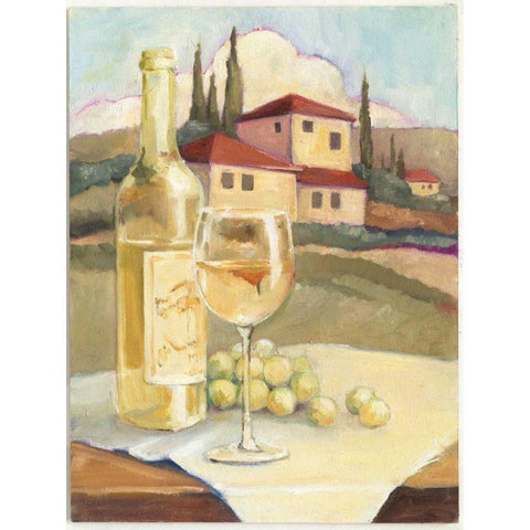 Vino Veneto no Border White Modern Wood Framed Art Print by Tillmon, Avery