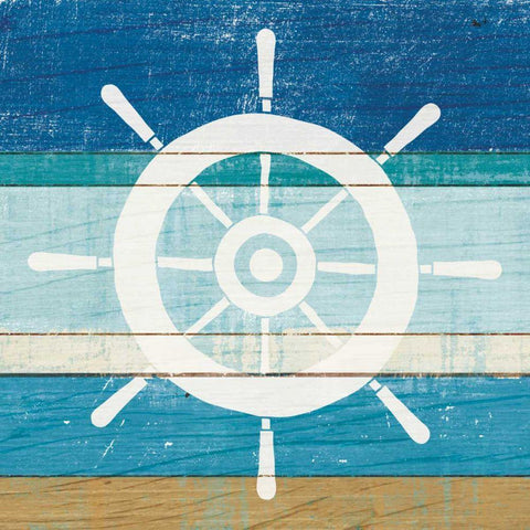 Beachscape VI Helm White Black Modern Wood Framed Art Print by Mullan, Michael