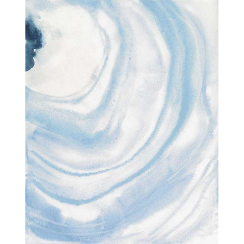 Watercolor Geode X White Modern Wood Framed Art Print by Paschke, Chris