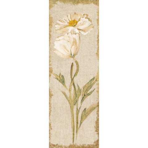 Cosmo Panel on White Vintage White Modern Wood Framed Art Print by Blum, Cheri
