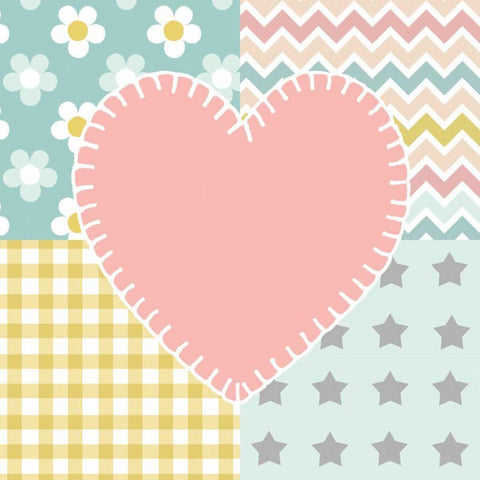 Baby Quilt I White Modern Wood Framed Art Print by Grove, Beth