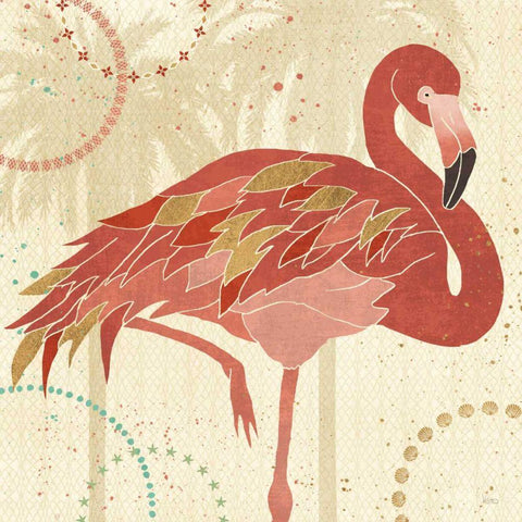 Gulf Stream I Black Ornate Wood Framed Art Print with Double Matting by Charron, Veronique