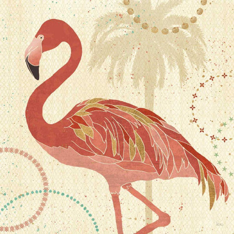 Gulf Stream II White Modern Wood Framed Art Print with Double Matting by Charron, Veronique