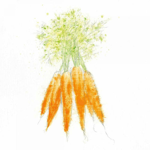 Garden Delight VIII White Modern Wood Framed Art Print with Double Matting by Adams, Emily