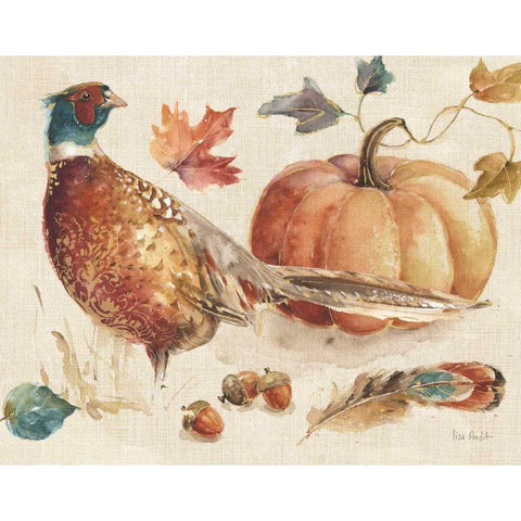 Harvest Moment I Gold Ornate Wood Framed Art Print with Double Matting by Audit, Lisa