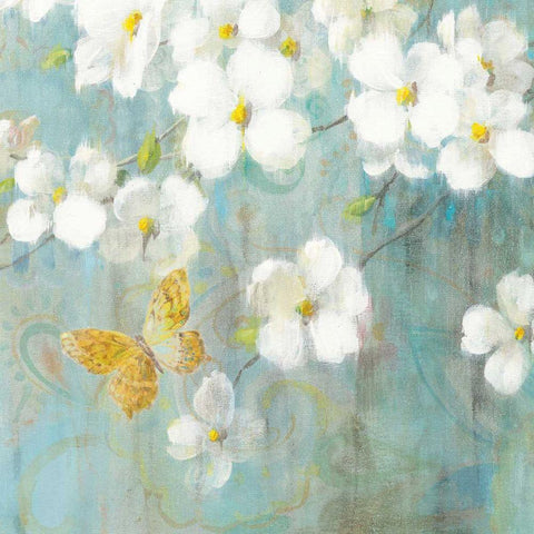 Spring Dream IV White Modern Wood Framed Art Print by Nai, Danhui