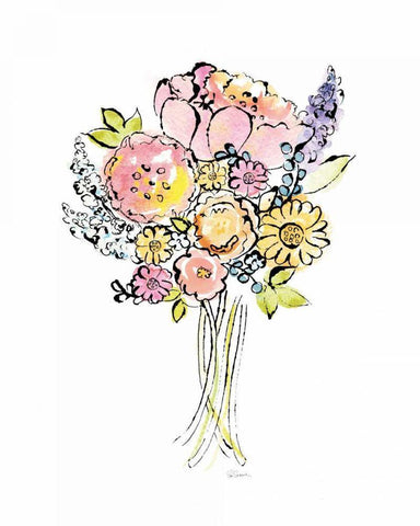 Girlfriends Cabin II Black Ornate Wood Framed Art Print with Double Matting by Schlabach, Sue