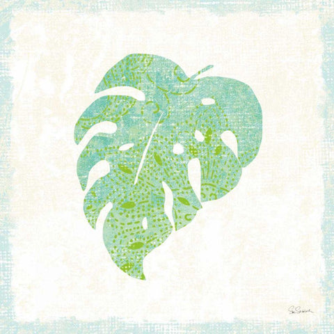 Flamingo Tropicale VIII White Modern Wood Framed Art Print by Schlabach, Sue