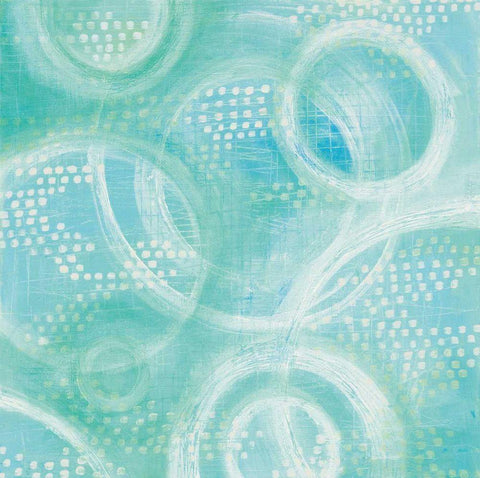 Going in Circles I White Modern Wood Framed Art Print with Double Matting by Averinos, Melissa
