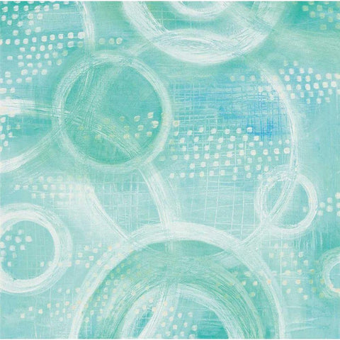 Going in Circles II White Modern Wood Framed Art Print by Averinos, Melissa
