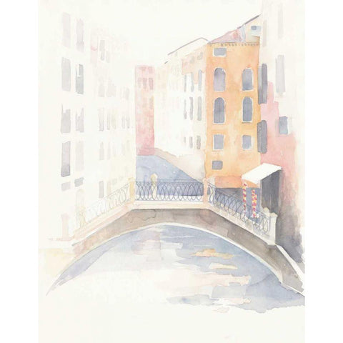 Venice Crosswalk White Modern Wood Framed Art Print by Tillmon, Avery