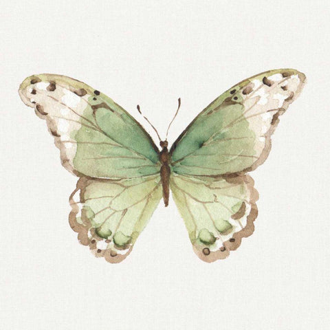 Colorful Breeze XII Gold Ornate Wood Framed Art Print with Double Matting by Audit, Lisa