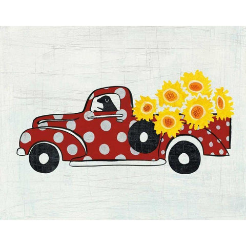 Modern Americana Farm VI Gold Ornate Wood Framed Art Print with Double Matting by Averinos, Melissa