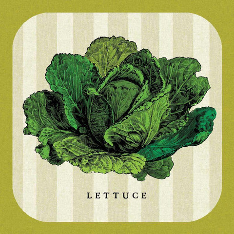 Linen Vegetable II Black Modern Wood Framed Art Print by Mousseau Studio