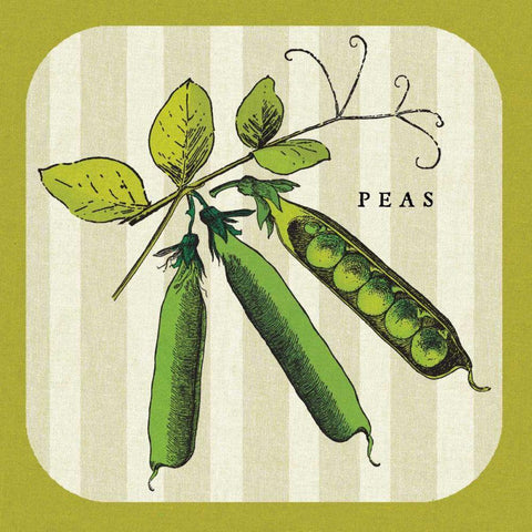 Linen Vegetable IV White Modern Wood Framed Art Print by Mousseau Studio