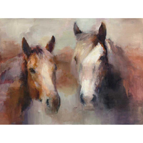Blazing The West Black Modern Wood Framed Art Print with Double Matting by Hageman, Marilyn