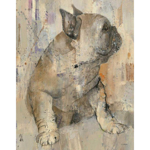 Duke Black Modern Wood Framed Art Print by Hristova, Albena