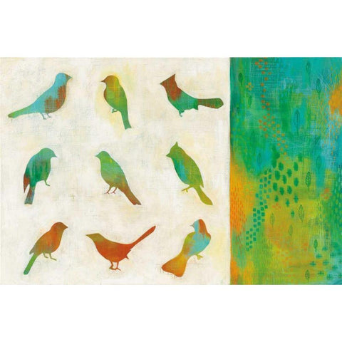 Flight Patterns I Crop White Modern Wood Framed Art Print by Averinos, Melissa