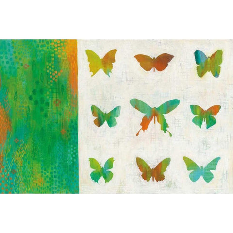 Flight Patterns II Crop White Modern Wood Framed Art Print by Averinos, Melissa