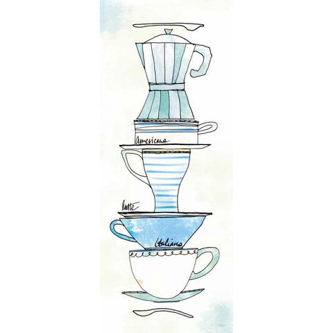 Good Brew X Black Modern Wood Framed Art Print by Schlabach, Sue