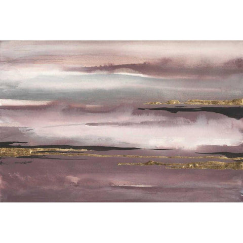 Gilded Storm I Gold Ornate Wood Framed Art Print with Double Matting by Paschke, Chris