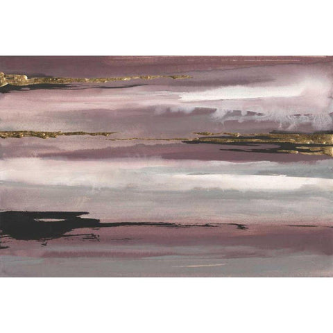 Gilded Storm IV Gold Ornate Wood Framed Art Print with Double Matting by Paschke, Chris