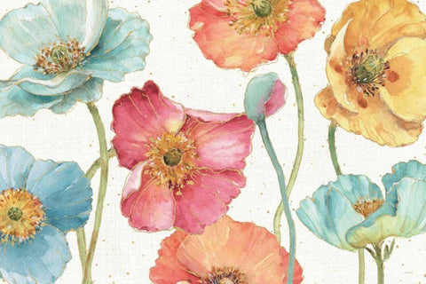 Spring Softies I Black Ornate Wood Framed Art Print with Double Matting by Audit, Lisa