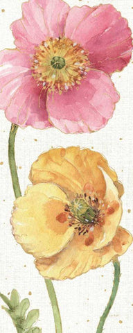 Spring Softies IV Black Ornate Wood Framed Art Print with Double Matting by Audit, Lisa