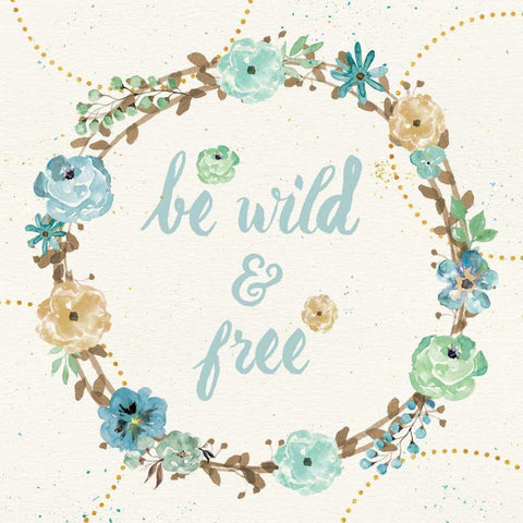 Flutterby Blooms V Black Modern Wood Framed Art Print with Double Matting by Aiken, Jess